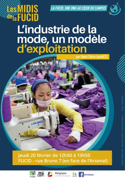 Midi de la FUCID : L'industrie de la mode, un modèle d'exploitation