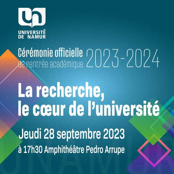 Cérémonie officielle de rentrée académique 2023-2024