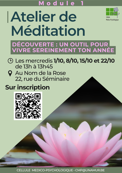 Invitez les étudiants à découvrir la méditation pour vivre sereinement leur année académique.