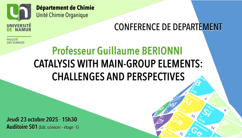 Conférence du département de Chimie