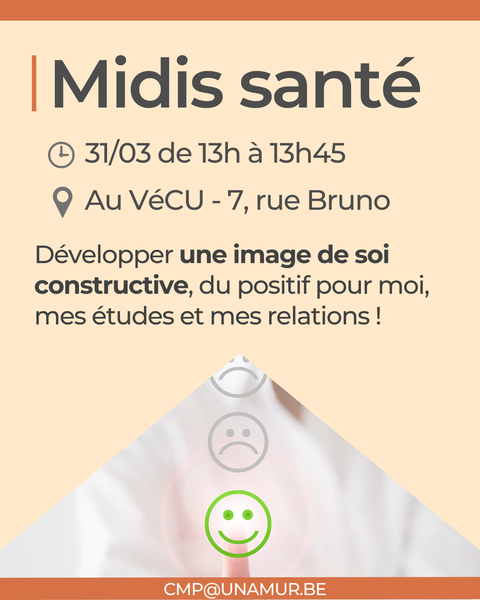 Midi Santé : aider les étudiants à développer une image d'eux constructive