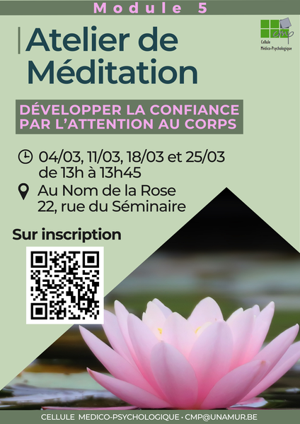 Aidez les étudiants à découvrir les ateliers de méditation : module 5