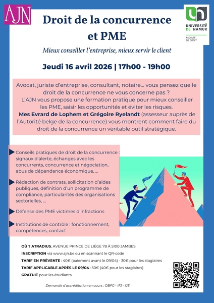 Conférence AJN : "droit de la concurrence et PME"