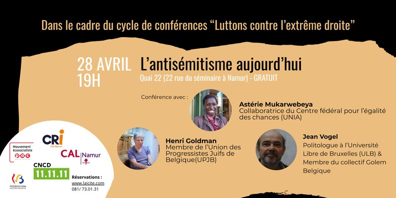 Conférence : L'antisémitisme aujourd'hui