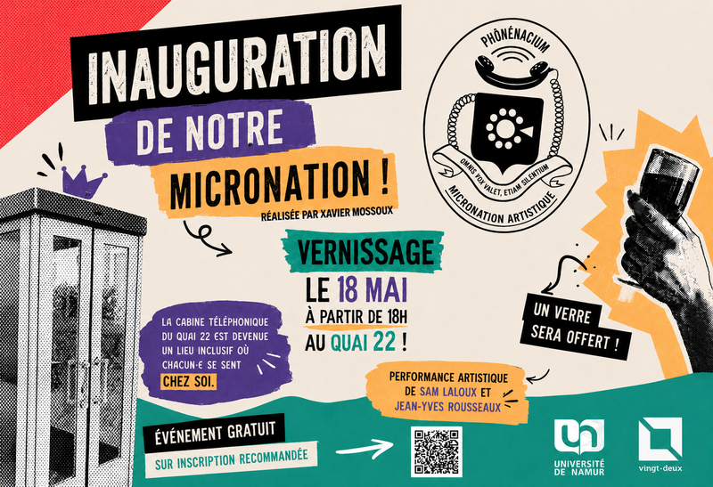 Inauguration de notre micronation artistique !