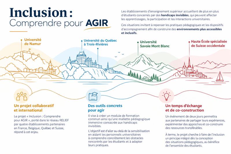 Inclusion: Comprendre pour agir - Projet RELIEF 2026