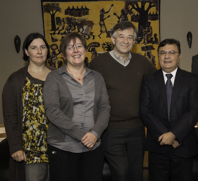 Le recteur de l'Université Catholique de Pernambuco en visite à Namur