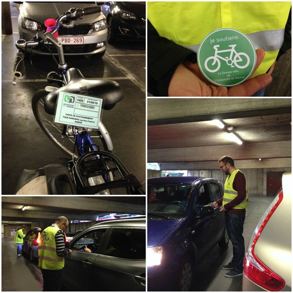 Semaine de la Mobilité : les cyclistes de l'UNamur en action