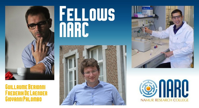 Trois chercheurs de l’UNamur reconnus comme « Fellows NARC »