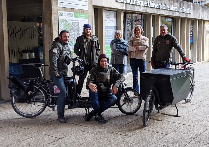 Le déménagement des PUN à la BUMP... à vélo !