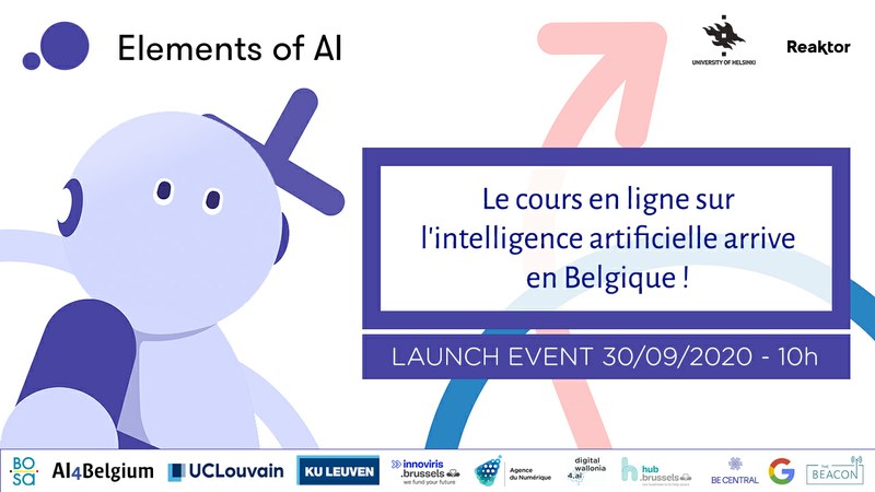 "Elements of AI" arrive en Belgique