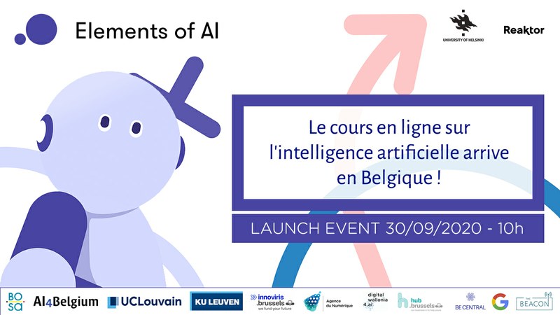 "Elements of AI" arrive en Belgique