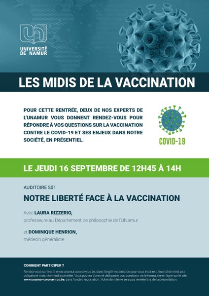Midi de la vaccination - Notre liberté face à la vaccination