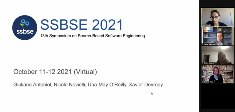 Xavier Devroey, program co-chair du 13eme international Symposium on Search-Based Software Engineering